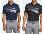 Adidas Men's Core Chest Stripe Golf Polo Shirt. Fixed Price $21.99.