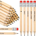 50 Pieces Half Pencils Baby Shower Count (pack Of 1), Wood Color. Fixed Price $15.57.