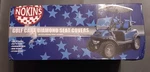 Nokins Golf Cart Diamond Seat Covers Waterproof Breathable Fabric (black/blue). Fixed Price $50.00.