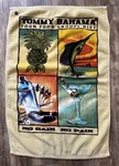Tommy Bahama Golf Towel Four Food Groups No Gain Pain. Fixed Price $37.99.