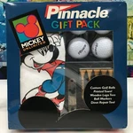 Mickey Unlimited Pinnacle Gift Pack Golf Disney Friends Towel Balls Tees Vintage. Fixed Price $21.99.