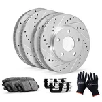 R1 Concepts Front Rear Brakes And Rotors Kit For 2005 - 2012 Acura Rl. Fixed Price $329.95.