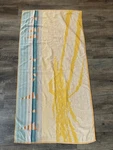 Seven Seas Beach Towel Sun Surfside Boat Fish Palm Tree 90S Nostalgia 53X27. Fixed Price $24.97.