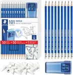 Norica Set: 50 Pre-sharpened #2 Hb With Eraser Caps & Doubl.... Fixed Price $18.95.