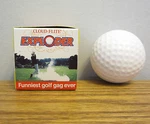1 Exploding Golf Ball Explodes Of Smoke Gag Gift Prank Cloud-flite. Fixed Price $9.45.
