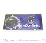 Baltimore Ravens Nfl Licensed Aluminum Metal Plate Sign Tag New Fs. Fixed Price $13.95.