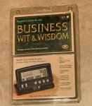Vintage Smart Calendar Alarm Sii Business Wit Wisdom Famous Quotes Lcd New. Fixed Price $19.95.