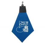 Tromic Usa May Course Be With You Triangle Golf Towel Pleather & Swivel. Fixed Price $17.99.