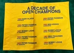 Decade Of Open Champions Golf Pin Flag (winners Names 1950-1959) Not Signed. Fixed Price $167.90.