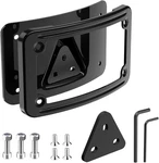 3148 Black Hole Curved Laydown License Plate Mount Bracket W/frame,. Fixed Price $33.90.