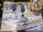 Wham-o Glow The Dark Jumbo Snow Golf Set Winter Game- Kids. Fixed Price $7.19.