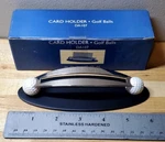 Golf Ball Business Card Holder Horizon Designs #DA107 Desk Accessory. Fixed Price $9.99.