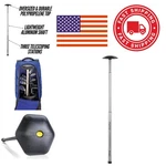 Compact Golf Club Bag Protector With Telescoping Sections For Travel Convenience. Fixed Price $73.99.