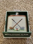 Nwt Eastwood Pines Club & Ball Flask 6 Oz Stainless Steel Golfer Barware. Fixed Price $20.00.