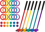 Clubs: Multi Colored Putt Miniature Golfing Set For Kids - 6. Fixed Price $117.98.