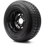 Modz 10" D-window Steel Golf Cart Wheels And Tires (205-50-10) Set Of 4. Fixed Price $453.95.