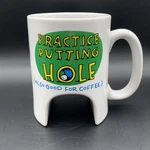 Mug Golf Practice Putting Hole Coffee Cup Hallmark Shoebox Gift Humor Funny Dad. Fixed Price $10.99.