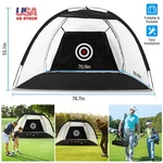 Golf Practice Net Hitting Aid Training Chipping W/ Target Backyard Outdoor. Fixed Price $39.65.