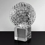 High Quality Crystal Golf Ball 2.3 Inch Diameter With Stand. Fixed Price $22.95.