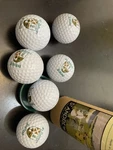 Qty 6 Vintage St. Andrews Scotland Logo Golf Ball Shield Crest Club. Fixed Price $15.00.