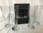 Callaway Golf Etched Pilsner Glasses, Ltd Ed., 16 Oz, Set Of 4, W/ Box. Fixed Price $37.00.