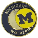Michigan Wolverines 1.75" Diameter Team Logo Coin Golf Ball Marker Ncaa Licensed. Fixed Price $14.95.