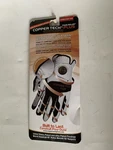 Copper Tech Plus Ladies Right Hand Glove - White/black All Weather One Size. Fixed Price $19.95.