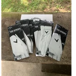 Callaway Tour Authentic Men's Golf Glove Right White Griptac Cabretta Leather. Fixed Price $12.00.
