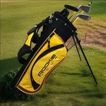 Wilson Rookie Tour Golf Stand Bag Set 4 Way W/clubs (driver,wedge,iron,putter). Fixed Price $99.00.