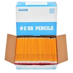 Wood-cased #2 Hb Pencils, Pre-sharpened, 500 Count Bulk Pack. Fixed Price $44.89.