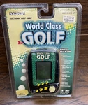 Radica World Class Golf 3730 Handheld Electronic Game Tested Works Clean Box. Fixed Price $19.99.