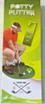 Potty Putter Toilet Time Golf Game Gag Gift White Elephant. Fixed Price $8.89.