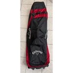 Callaway Golf Travel Cover Unisex Os Black Red Rolling Padded Club Bag Nylon. Fixed Price $99.00.