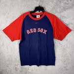 Boston Red Sox Shirt Mens Medium Blue Mlb Baseball Nike Team Cotton Tee. Fixed Price $6.98.