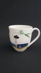 Lenox Kate Spade Muses Collection Beach Bikini Hat Kites Porcelain Coffee Mug. Fixed Price $29.99.