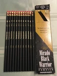 Vintage Mirado Black Warrior Premium Cedar #2 12 Pencils New-in-box 02254 Usa. Fixed Price $17.99.
