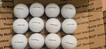 1 Dozen Bridestone Tour Bxs Used Golf Balls, Near-mint, Hand-washed, White. Fixed Price $16.99.