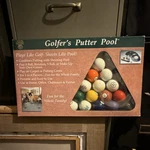 Club Champ Golfer's Putter Pool Indoor Family Game Set, Multicolor, Ages 4-11. Fixed Price $20.98.
