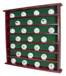 Mahogany Golf Cabinet - Displays Up To 49 Balls. Fixed Price $50.84.