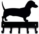 Dachshund Dog Leash Hanger Metal Key Rack Holder 5 Hooks Wide Made Usa. Fixed Price $18.99.