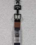 Callaway Swing Tech Stretch Golf Belt Medium 34-36 Navy Brown Reversible Nwt. Fixed Price $27.55.