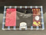 St. Andrews Ascot & Taylor Golf Gift Set Tees Ball Towel Divot Marker Scorecard. Fixed Price $17.50.