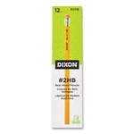 Dixon No. Pencil, Hb (#2), Black Lead, Yellow Barrel, Dozen. Fixed Price $10.32.