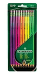 Dixon Ticonderoga #2 Pencil Assorted Neon 10/PK Student Teacher School Office. Fixed Price $9.40.