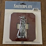 Golf Theme Double Light Switch Plate Cover Figi Wood Man Cave Clubs Bag Nip. Fixed Price $11.85.