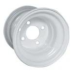 Wheel Steel, White, 8X7 W/ Offset Golf Carts; TIR-413. Fixed Price $24.50.
