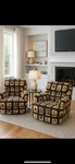 Pair Of Vintage Classic Leather Chairs Made Hickory North Carolina. Very Rare. Fixed Price $2500.00.
