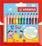 12 Pack Triangular Coloring Pencils, Thick, Short, Assorted Colors, Kids, Art. Fixed Price $19.73.