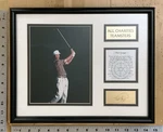 Paul Azinger Pga Golf Photo Plaque Protour. Fixed Price $62.00.