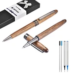 Ballpoint Set 2 Pack, Fancy Wooden And Rollerball For Men Extr. Fixed Price $23.45.